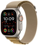 Apple Watch Ultra 2 2024 49mm Natural Tan Alpine Loop Medium Brown