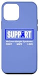 Coque pour iPhone 12 mini Ruban bleu - Soutien de la sensibilisation au syndrome de McCune-Albright