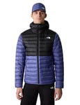 THE NORTH FACE - Men’S Resolve Hooded Down Jacket - Cave Blue-TNF Black, L