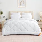 Aisbo Duvet King Size 10.5 Tog - All Year Round Fluffy Quilt Duvet KingSize Bed