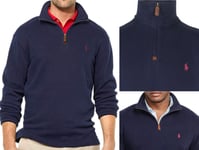 Polo Ralph Lauren Half Zip Jumper Troyer Sweater Sweatshirt Pullover New S