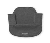 BABYBJORN - Bavoir pour porte-bébé harmony, jersey Gris foncé