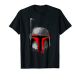 Star Wars Boba Fett Drip Paint Helmet Poster T-Shirt