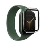 ZAGG InvisibleShield Glass Elite 360 Film de protection d'écran pour Apple Watch Series 8/7 (petit) (41 mm), anti-chocs, anti-taches, anti-rayures