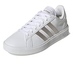 adidas Femme Grand TD Lifestyle Court Casual Shoes Basket, Ftwwht/Plamet/Ftwwht, 36 EU