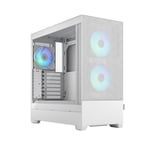 Fractal Design Pop Air RGB Mid Tower Case - White TG Clear Tint