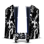 NFL NEW ORLEANS SAINTS VINYL SKIN PS5 SLIM DIGITAL EDITION CONSOLE & CONTROLLER