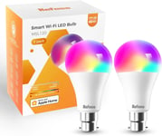 Smart Bulb Alexa Light Bulb B22 Works with Apple Homekit, Alexa, Google Home, Si