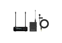 Sennheiser EW-DP ME4 SET (U1/5) Portable Digital UHF Wireless Microphone System with ME4 Cardioid Lavalier - Black (700026)