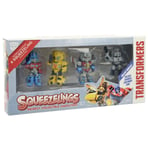 Transformers Squeezelings Pack Of 4 Deluxe Squeezy Action Figures 6cm