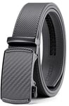 CHAOREN Ceinture Homme, Ceinture Homme Cuir avec Boucle à Cliquet Automatique, Ceinture de 35mm de Large, avec Boîte Cadeau, Ceintures Homme Ajustable et Découpée