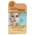 Satin Smooth Brightening Serum Sheet Mask For Unisex 0.84 oz Mask