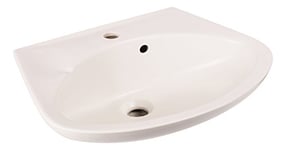 Sanitop-Wingenroth lavabo Helgoland, 50 cm, 1 pièce, edelweiss, 02251 4