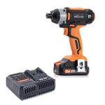 Evolution Power Tools R180IDR-Li Visseuse à percussion sans fil alimentée par batterie de 18 V Li-Ion EXT - Batterie incluse