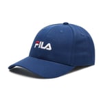 Keps Fila Brasov 6 Panel Cap With Linear Logo Strap Back FCU0019 Mörkblå