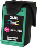 Tri-Couleur Cartouche D'Encre Remanufacturée Pour Hp 343 Photosmart 2500 2570 2573 2575 C4140 C4150 C4180 C4190 D5160 8049 Officejet 6300 6310 6315 Deskjet D4160 5940