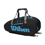 Wilson Tennis Bag Ultra, 6 compartments, Up to 9 rackets, Blue, WR8009401001