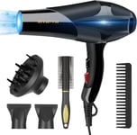 Jooayou 3000W Professional Hair Dryer, Ionic Hairdryer for Women Men, Fast Blow