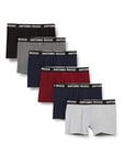 ANTONIO ROSSI (3/6 Pack) Men's Fitted Boxer Hipsters - Mens Boxers Shorts Multipack with Elastic Waistband - Cotton Rich, Comfortable Mens Underwear, Classic Dark (6 Pack), M