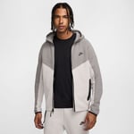 Nike Hettegenser NSW Tech Fleece 24 FZ - Grå/Sort, størrelse XX-Large