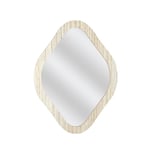 HOME DECO FACTORY Miroir décoratif Elio Losange en Bois H34cm