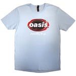 Oasis Unisex T-Shirt: Definitely Maybe Union Jack Oval (Large)