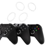 eXtremeRate Anneaux Accessoire de Remplacement pour Xbox One Elite 2/1, pour Xbox Series X/S Manette, Anneaux Customisé pour Xbox One Elite/Series, Compatible avec eXtremeRate ASR Coque, Blanc