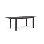 Table d'extérieur extensible en aluminium Anthracite 140 - 210x77x h75 cm