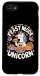 Coque pour iPhone SE (2020) / 7 / 8 Thanksgiving Unicorn Feast Mode Licorne Thanksgiving Party