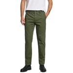 Pepe Jeans Slim Chino Twill Pantalon, Vert (Vert Feuille), 36 W (Tour de Taille : 92 cm) Homme