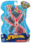 Spider-Man Marvel Bend and Flex Iron Spider Action Figure Toy, 6-Inch Flexible Figure, Includes Blast Accessories, For Kids Ages 4 And Up