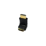 TARGET HDMI right angled male to female adapter, due to the position o