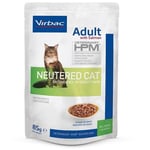 VeterinaryHPMCATAdultNeutered-Bouchéeensauce,alimentcompletpourchatstérilisé 1020 g