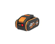 WORX - Batterie Powershare Pro haute capacité - 20V - 4ah - WA3014 (avec indicateur de niveau de charge, compatible avec tous les outils Worx Powershare 20V, 40V et 80V)