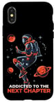 Coque pour iPhone X/XS Lecteur d'astronaute spatial, Addicted to the Next Chapter science-fiction