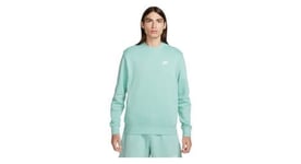 Haut manches longues nike sportswear club crew bleu