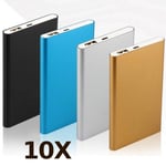 10X Portable 2500mAh Power Bank Backup Battery Charger For Mobile Phones