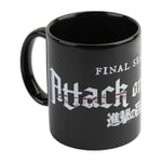 Grupo Erik - Mug L'Attaque des Titans 350ml | Tasse en Céramique Sous Licence Officielle | Mug Café & Thé, Idée Cadeau Geek, Anniversaire ou Noël