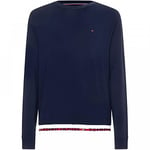 Tommy Hilfiger Répéter Le Logo Track Top Sweatshirt Hwk, Ciel Du Désert Ciel Désertique XL