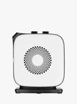 John Lewis Square Fan Heater, White