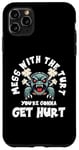 Coque pour iPhone 11 Pro Max Mess With The Turt You re Gonna Get Hurt Tortues tortues