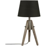 Lampe trépied Miry noir H46cm - Atmosphera créateur d'intérieur