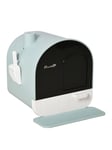 Pawhut Cat Litter Box With Hood Scoop Filter Flap Door, 43X44X47 Cm, Green
