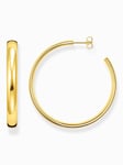 Thomas Sabo CR641-413-39 Gold-plated hoop earrings Chunky 50 mm