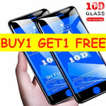 10D Genuine Tempered Glass Screen Protector Film For iPhone 7 PLUS - NEW