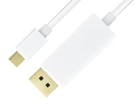 ProXtend USB-C til Displayport kabel - 1 m - Hvid