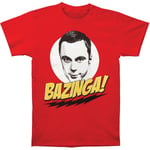 Big Bang Theory Bazinga! Med Sheldon T-shirt L