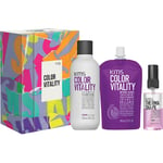 KMS Hair Colorvitality Gift set CV Shampoo 300 ml + CV Gloss Treatment 100 ml (NPD) + TS Quick Blow Dry 75 ml 1 Stk. (£38.11 / 1 pcs.)