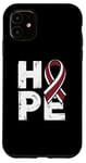 iPhone 11 Hope Throat Cancer Shirt - Oral Head Neck Cancer Awareness Case