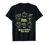 Roobarb & Custard Birds Of A Feather Light Print T-Shirt